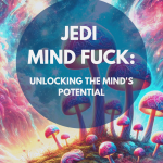 Jedi Mind Fuck magic mushroom on a poster with a caption